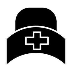 Nurses Hat icon style