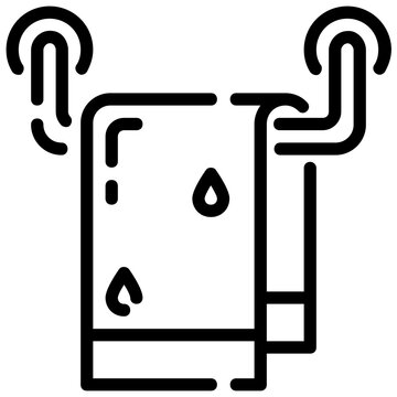 recommend clip art: bath towel outline vector icon