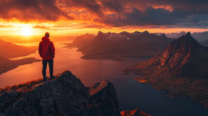 Stunning HD Sunset Landscape Background – Perfect for Desktop and Nature Wallpapers