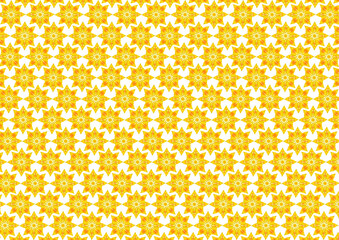 Thai pattern flowers