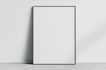 A3 Poster Mockup on White Background created with Generative AI