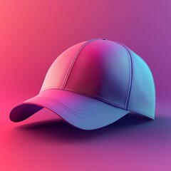 Fototapeta premium 3D Sports Cap Icon: Athletic Headwear Accessory Illustration Logo