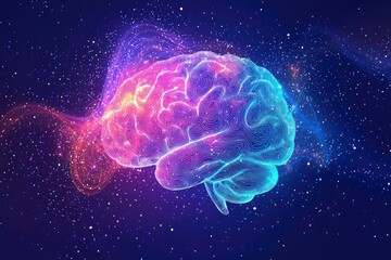 A Digital Representation of the Human Brain in a Cosmic Setting