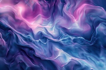 Obraz premium Elegant Blue and Purple Marble Texture with Fluid Swirls in Abstract Art Design