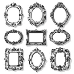 Collection of Ornate Vintage Frames