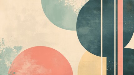 Timeless Mid-Century Modern Aesthetic Banner with Ample Text Space