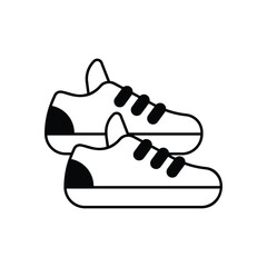 Sneakers vector icon