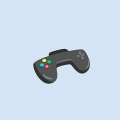 console controller stick in flat vector design.