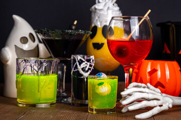 Halloween party bar drinks