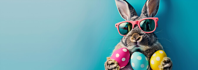 Vibrant Cool Bunny: Stylish Fun for All Seasons