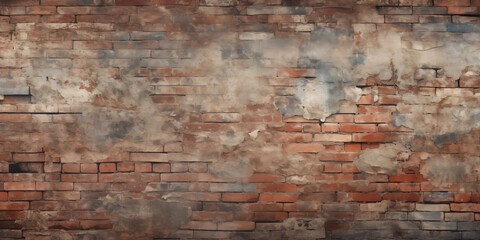 Grunge Red Brick Wall Texture Background