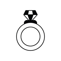 Ring vector icon