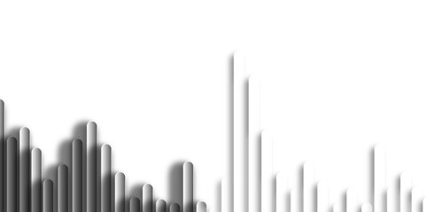 Graph texture white lines on white background black and white backdrop illustration. Gray perspective 3d geometric background. Vector background can be used in cover design, book design, poster, CD.