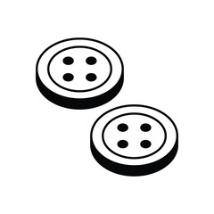 Buttons vector icon