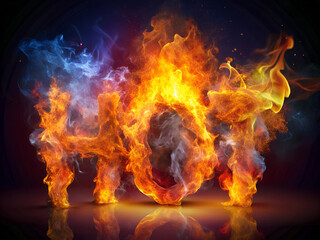 Ignite your brand with a blazing hot, dynamic fiery text effect that commands attention and conveys intense energy for impactful marketing campaigns