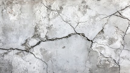 Cracked concrete surface showcasing wear and aging.
