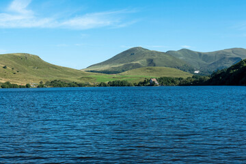Lake of Guery, Auvergne Volcanoes Natural Park, massif of Sancy, Puy de Dome, Auvergne-Rhone-Alpes, France