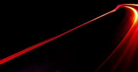  neon speed rays in rapid, dynamic FPV, speed and energy, on black background