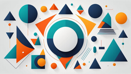 Obraz premium background with circles
