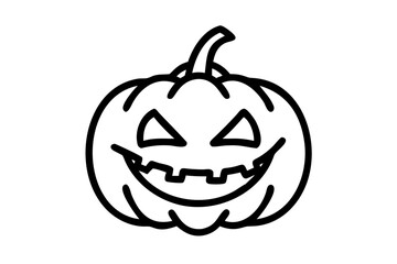 Mischievous Pumpkin Delight Vector Illustration for Spooky Celebrations
