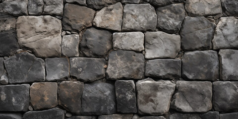 Fototapeta premium Stone Wall Texture Rough Rustic Brown Grey