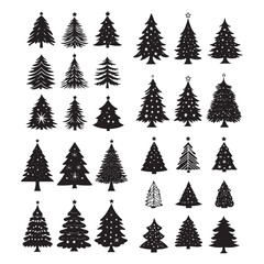 Obraz premium Christmas Tree Vector Illustration