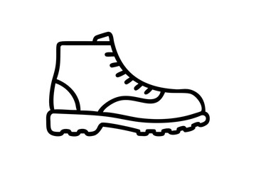 Unleash the Spirit of Adventure with Airy Hiking Boot Icon Vector Illustrations for Your Next Outdoor Project
