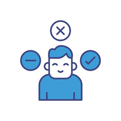 User Experience vector icon stock illustration