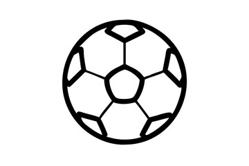 Captivating Airborne Soccer Ball Vector Illustration for Your Sports Branding and Marketing Needs
