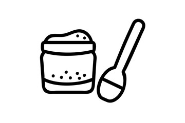 Unlock Radiance with Air a Jar of Facial Featuring Stunning Vector Illustration for Glowing Skin
