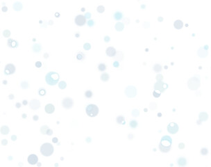 Light bokeh confetti background. White blue holiday texture.