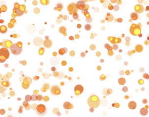 Golden confetti background. Gold holiday bokeh texture.