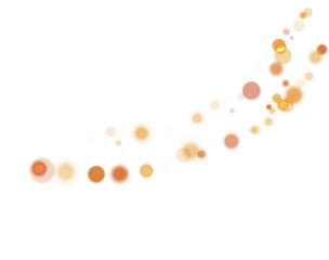 Golden confetti background. Gold holiday bokeh texture.