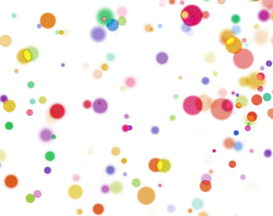 Color bokeh. Confetti celebration, Falling colored abstract decoration for party, birthday celebrate, anniversary or event, festive. Festival decor