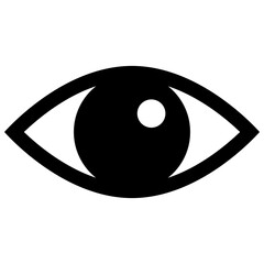 Eye icon, flat