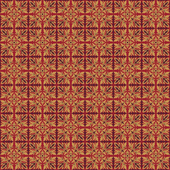 azulejo mosaic tile pattern. Mediterranean, Portuguese, Spanish traditional vintage style