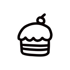 cake icon design vector illustration