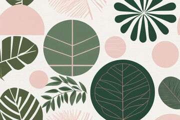 seamless pattern with leaves