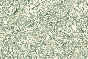 Fototapeta premium seamless floral background