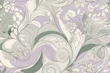 Fototapeta premium seamless pattern with flowers