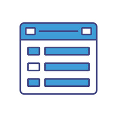 Modal vector icon stock illustration