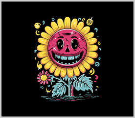 Illustration vector graphic, perfect for t-shirts design, clothing, hoodies, etc.