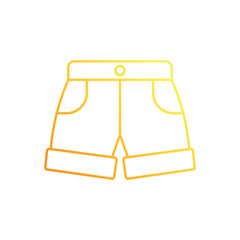 Shorts vector icon