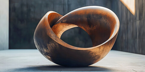 art abstract shapes background, ai generated	