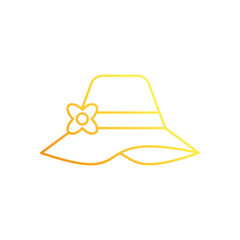 Pamela Hat vector icon