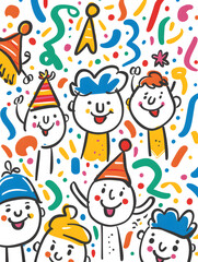 New Year and Christmas graphic advertising background