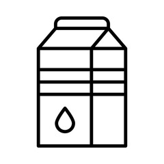 Milk Carton line icon