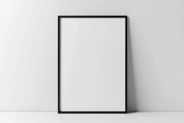A3 Poster Mockup on White Background created with Generative AI