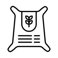 Flour Bag line icon