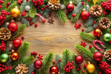 Festive Christmas Borders for Word Documents - Elegant Designs for Holiday Greeting Cards and Prints